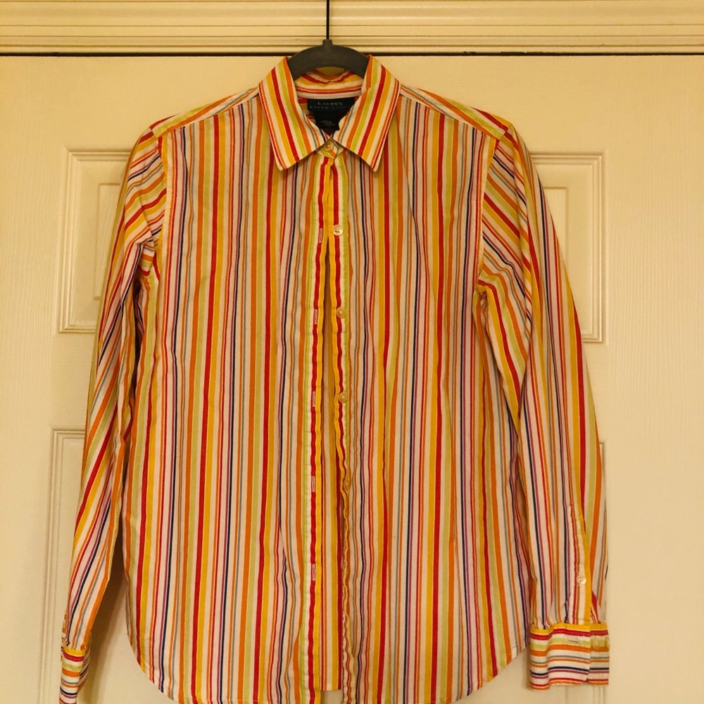 Long sleeve colorful shirt